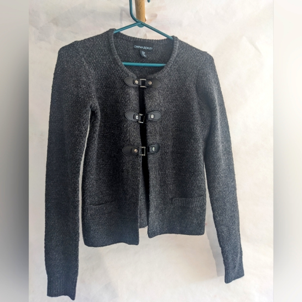 Cynthia Rowley grey sweater